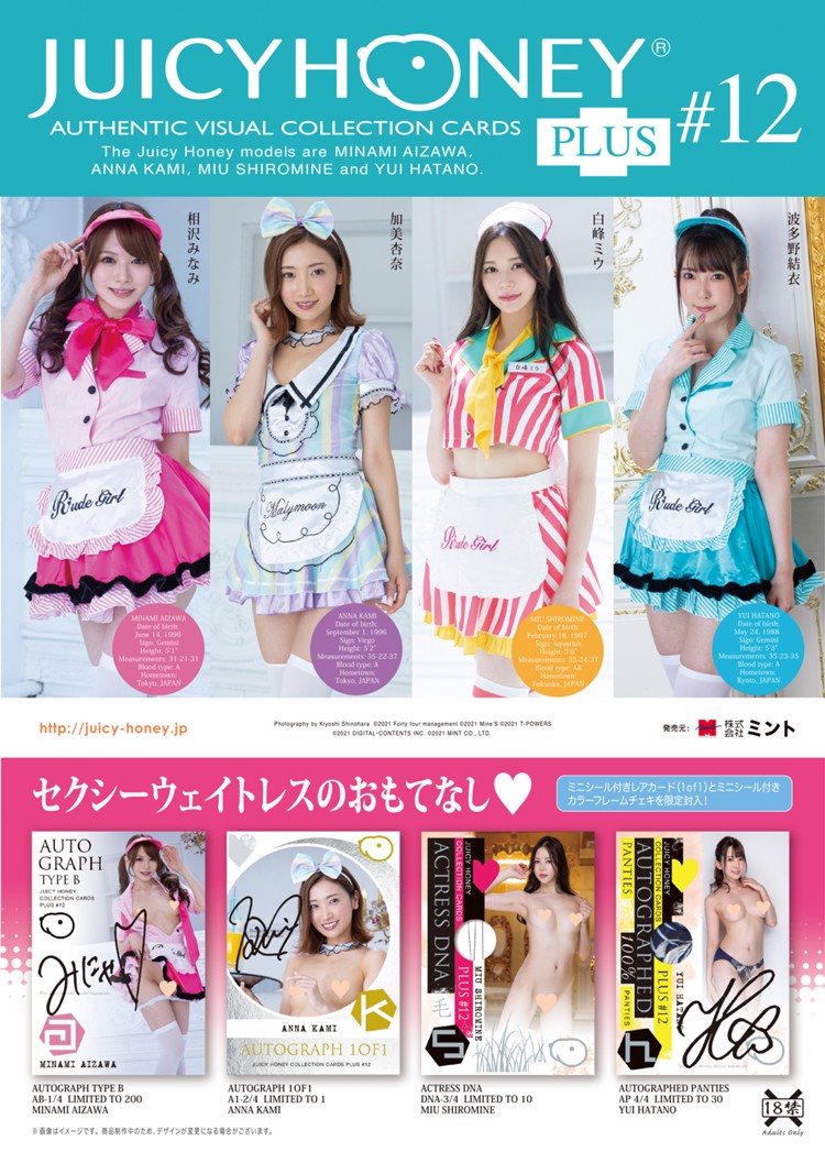 新品SALEAVCジューシーハニーコレクションカード PLUS #18 3BOX アイドル