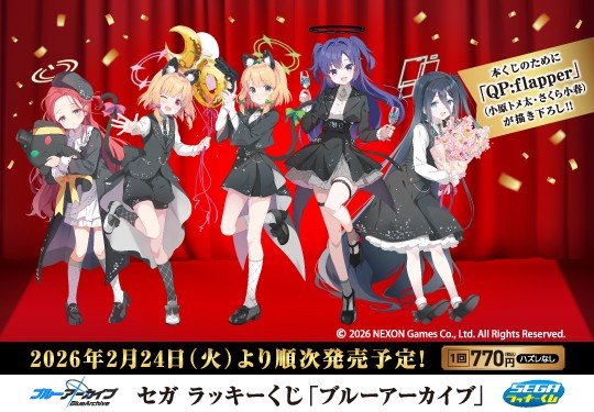 ｢SEGAラッキーくじ「ブルーアーカイブ」｣のパッケージ画像