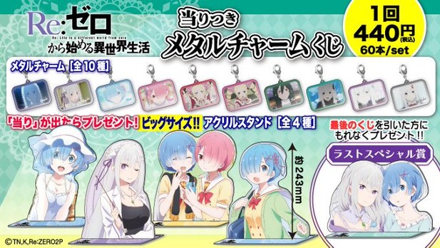 ｢Re:ゼロから始める異世界生活  当り付きメタルチャームくじ｣のパッケージ画像
