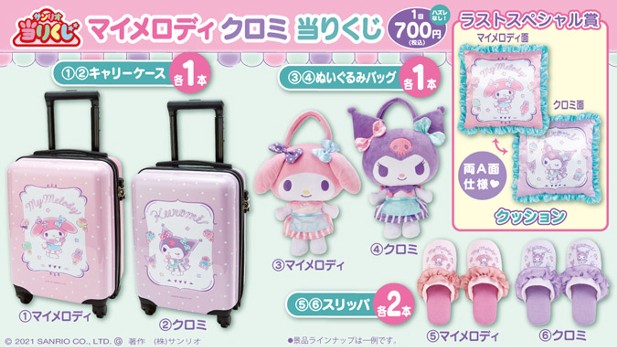 ｢マイメロディ クロミ当りくじ｣のパッケージ画像